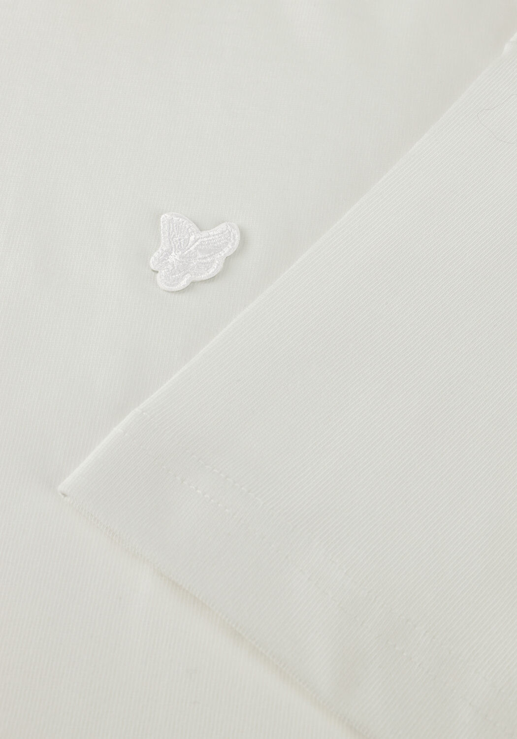 Ecru LYLE & SCOTT T-shirt HEAVY WEIGHT RELAXED T-SHIRT - large