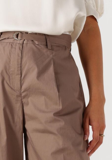 Braune NEO NOIR Hose MALBA POPLIN PANTS - large