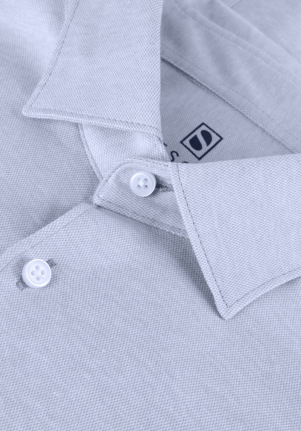 Blaue DESOTO Casual-Oberhemd DESOTO KENT 1/2 - large