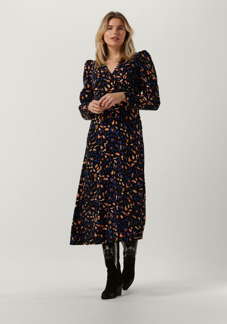 schwarze y.a.s. midikleid yasspilo ls long dress YN7472