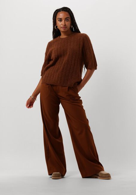 Braune GESTUZ Pullover ALPHA TEE - large