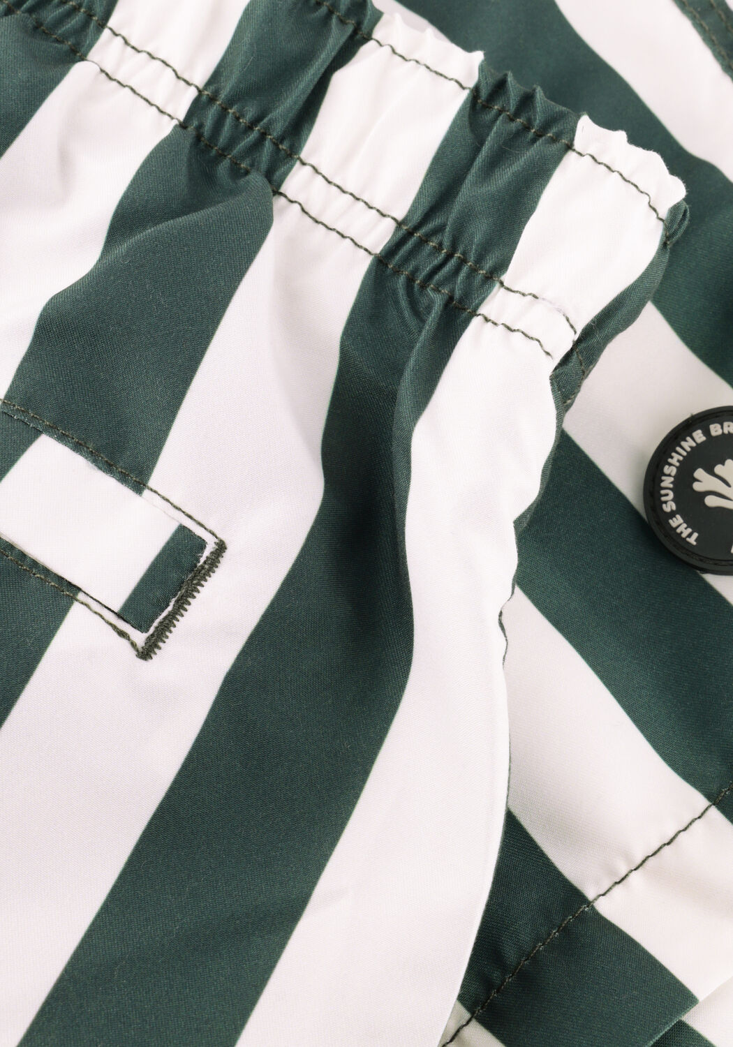 Gr&uuml;ne SHIWI Badehosen SWIMSHORT BROAD STRIPE - large