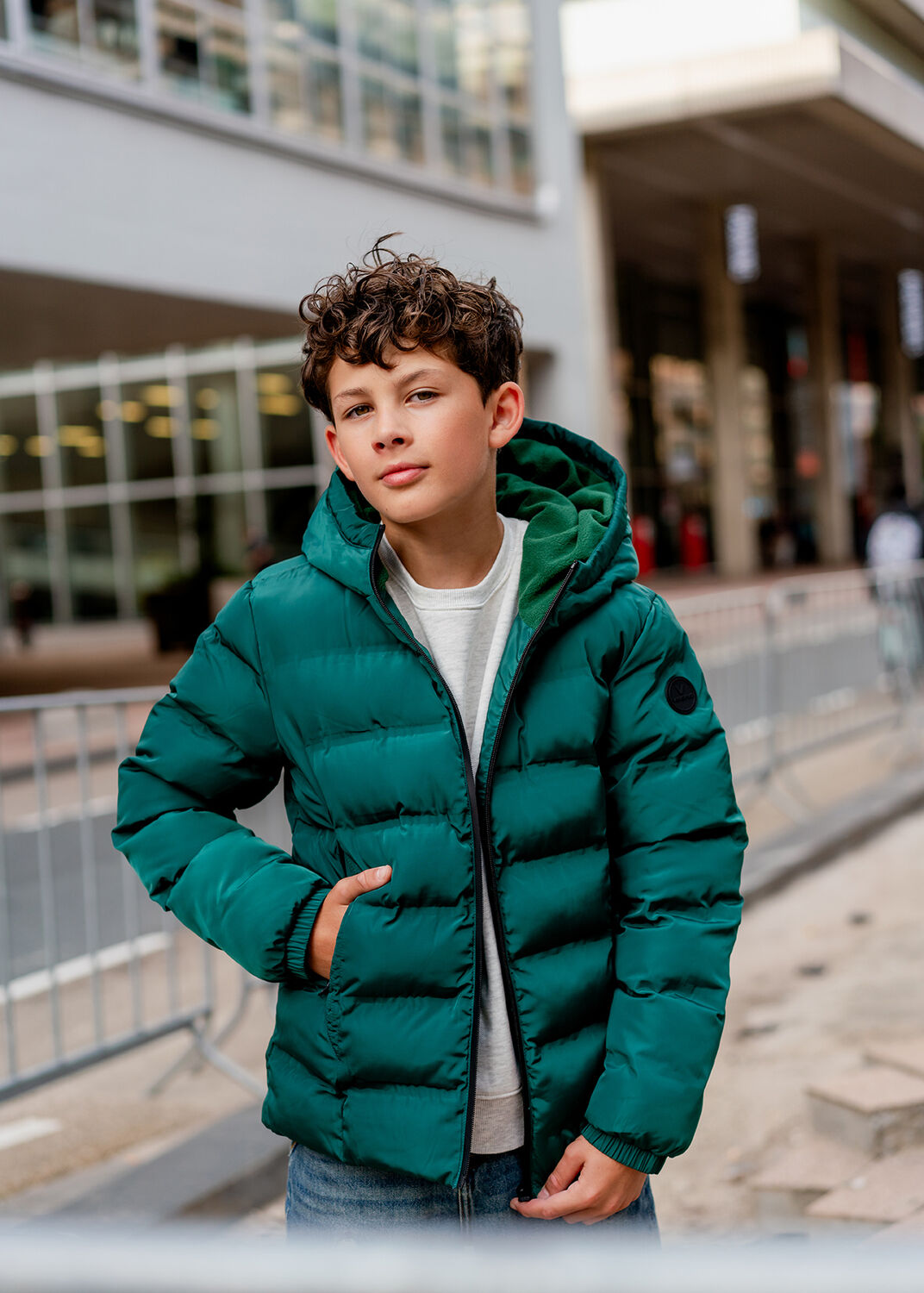 Dunkelgr&uuml;n VINGINO Wattierte Jack TION - large