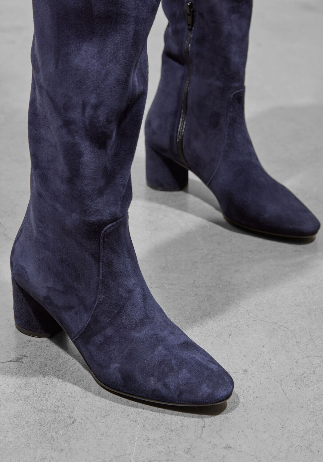 Blaue STEFANO LAURAN Hohe Stiefel GIUSY 3 - large