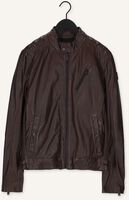 Braune VANGUARD Lederjack SHORT JACKET SHEEP VEG OILY Braune VANGUARD Lederjack SHORT JACKET SHEEP VEG OILY - medium