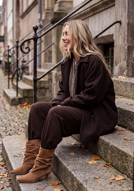 Braune INWEAR M&auml;ntel THORAIW MINONA COAT R - large