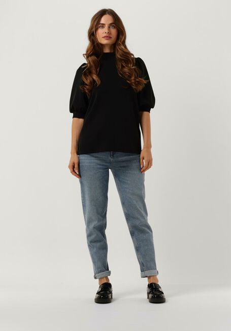Schwarze MY ESSENTIAL WARDROBE Top THE PUFF BLOUSE - large