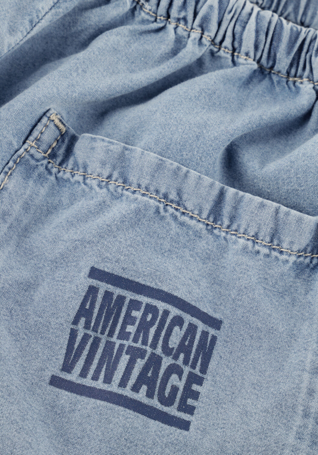 Blaue AMERICAN VINTAGE Kurze Hose PAYBOU - large