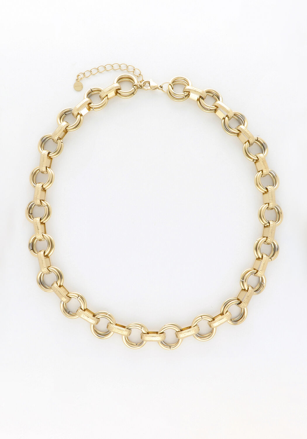 Goldfarbig NOTRE-V Kette OMSS23-010