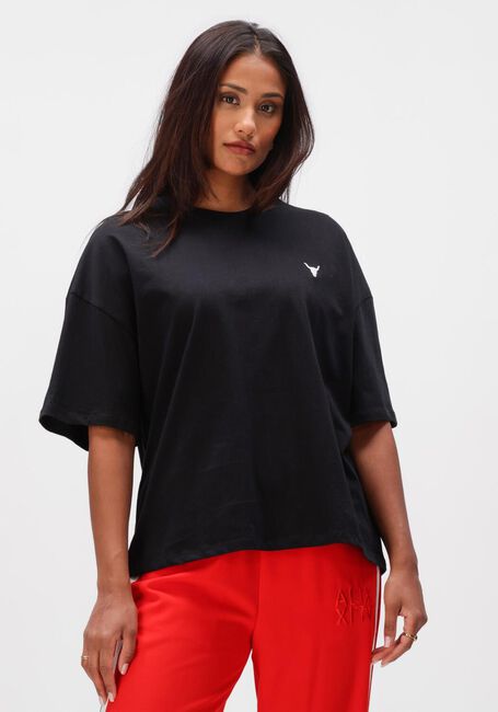 Schwarze ALIX THE LABEL T-shirt LADIES KNITTED BULL T-SHIRT - large