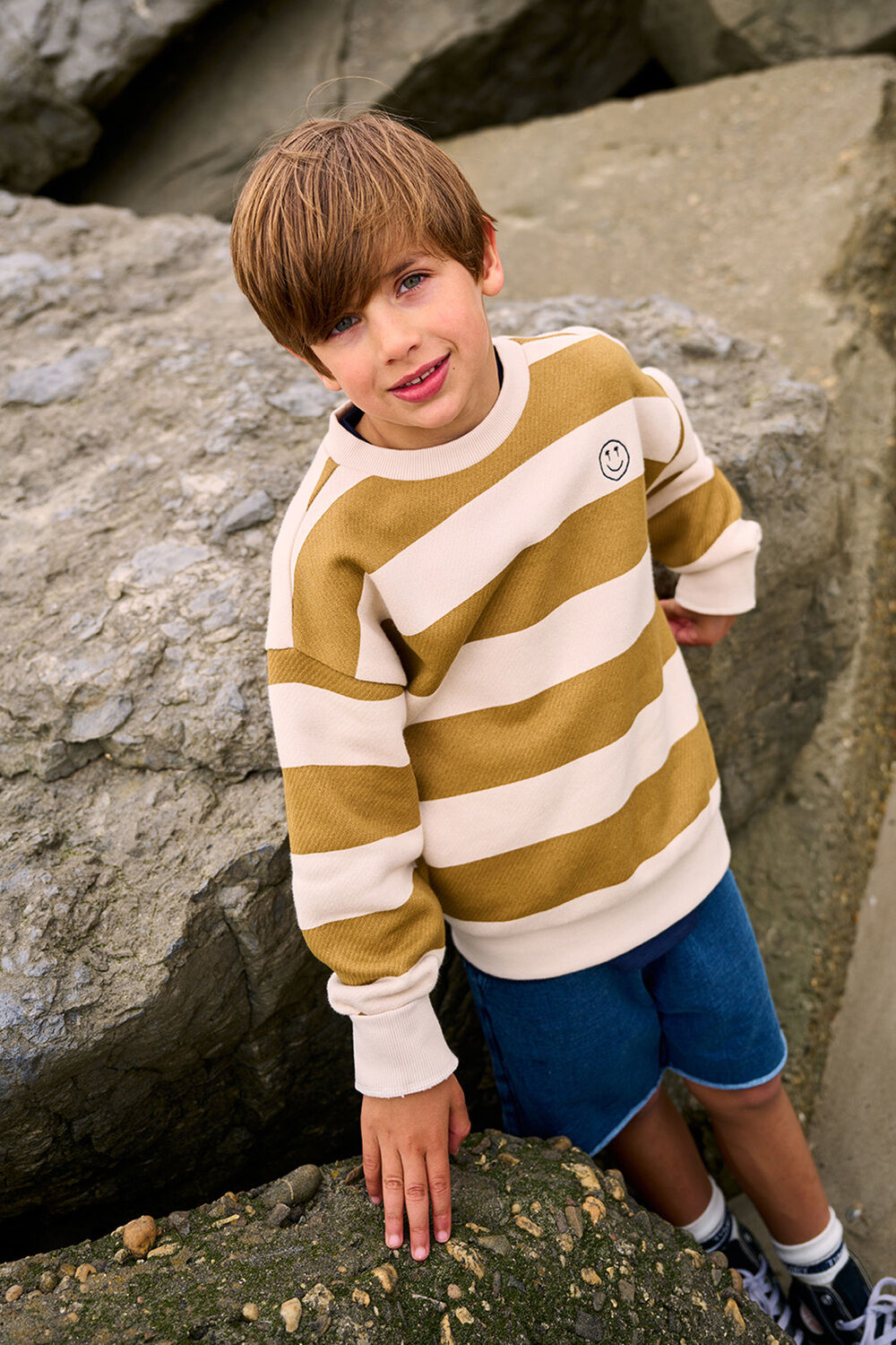 Braune TUMBLE 'N DRY Sweatshirt TYPHOON - large