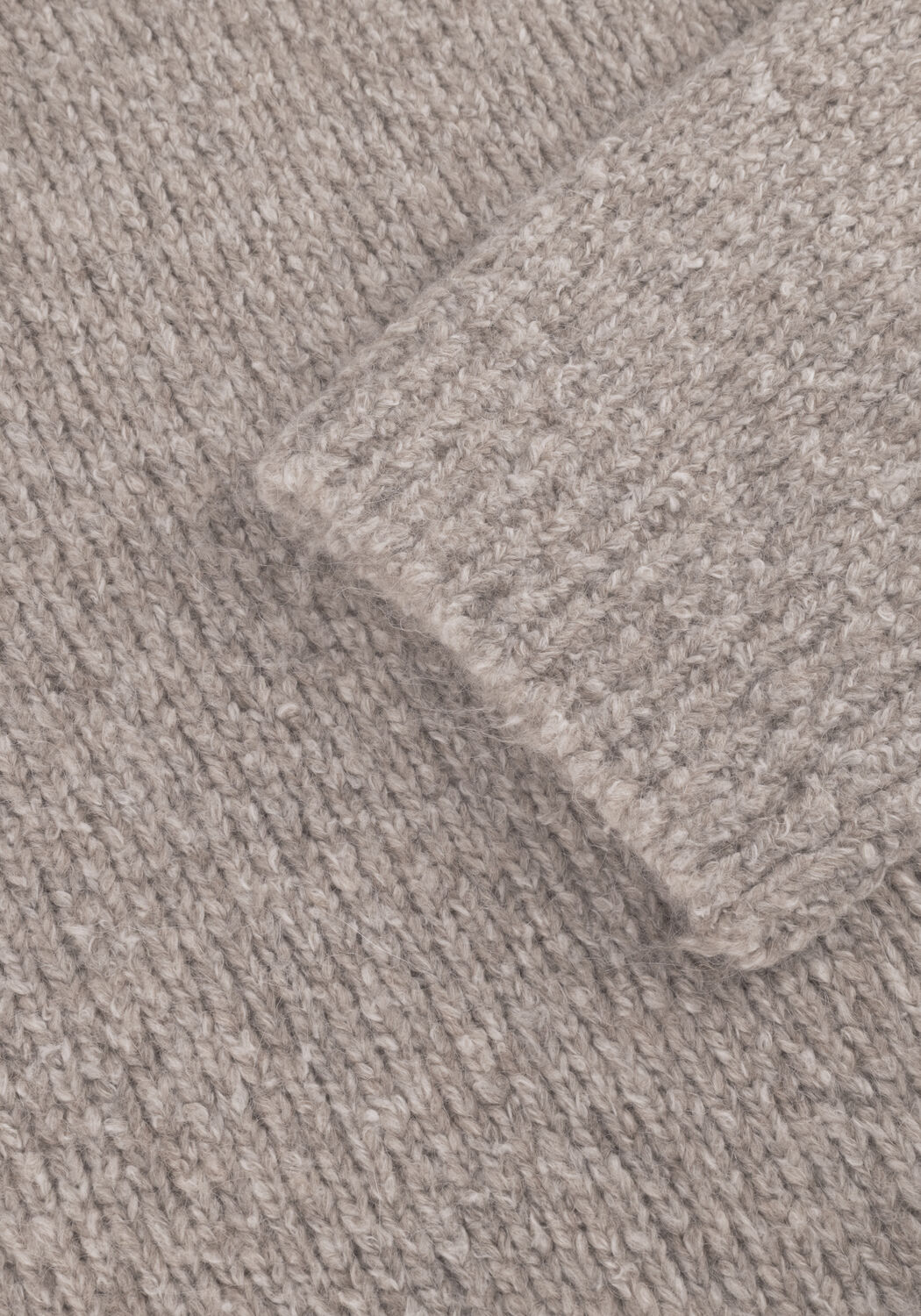 Sand SECOND FEMALE Pullover JANAJA KNIT T-NECK - large