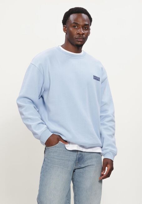 Blaue AMERICAN VINTAGE Sweatshirt PLIZZY CREW - large