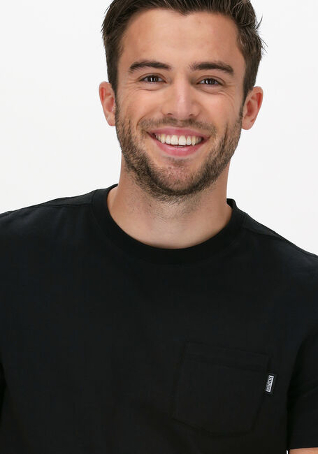 Schwarze KULTIVATE T-shirt TS DAMON - large