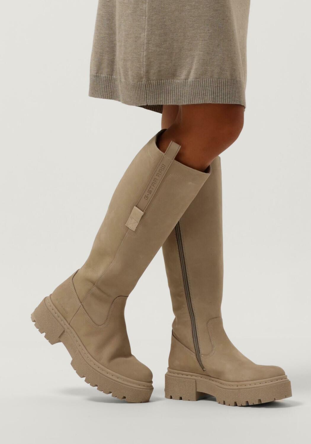 Beige G-STAR RAW Hohe Stiefel KAFEY PFM XHGH NUB W - large