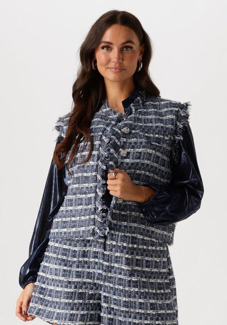 Blaue STUDIO AMAYA Gilet SEMMY - large