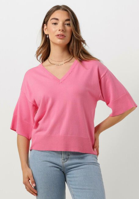 Rosane MSCH COPENHAGEN Top MSCHESLINA RACHELLE 2/4 V NECK PULLOVER - large