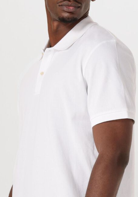 Weiße SCOTCH & SODA Polo-Shirt LOGO PIQUE POLO - large