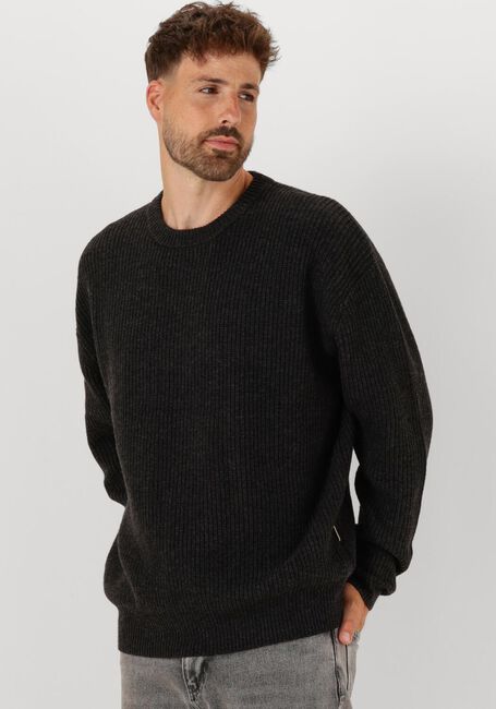 Graue WOODBIRD Pullover WBKURT BASE KNIT - large
