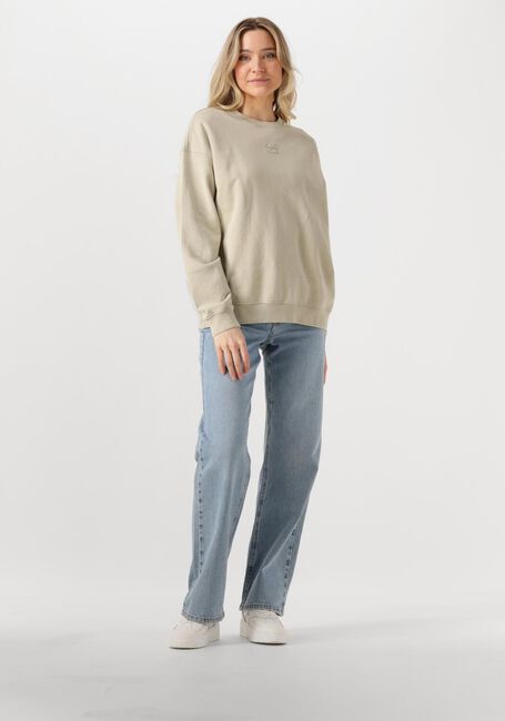 Beige MY ESSENTIAL WARDROBE Pullover DIEGOMW LOGO EMB. SWEAT - large