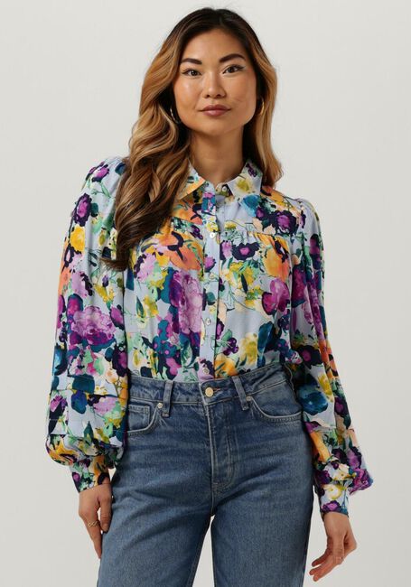 Blaue Y.A.S. Blusen YASANNINA LS SHIRT - large