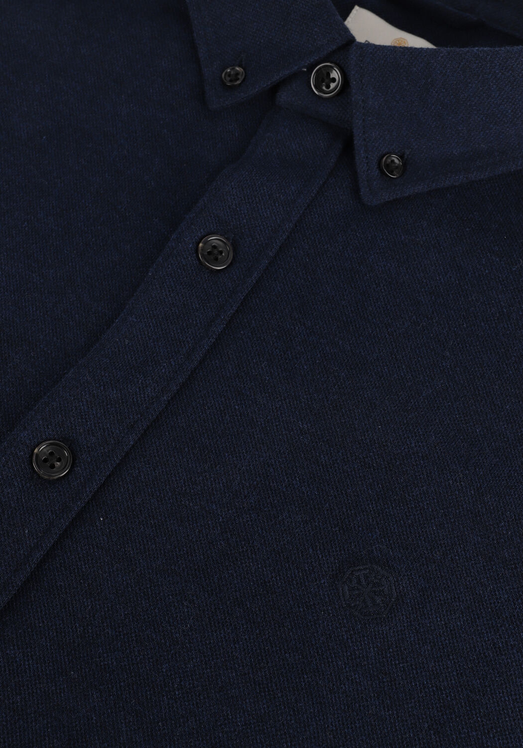 Blaue DSTREZZED Casual-Oberhemd SHIRT BUTTON DOWN S/S MELANGE PIQUE - large