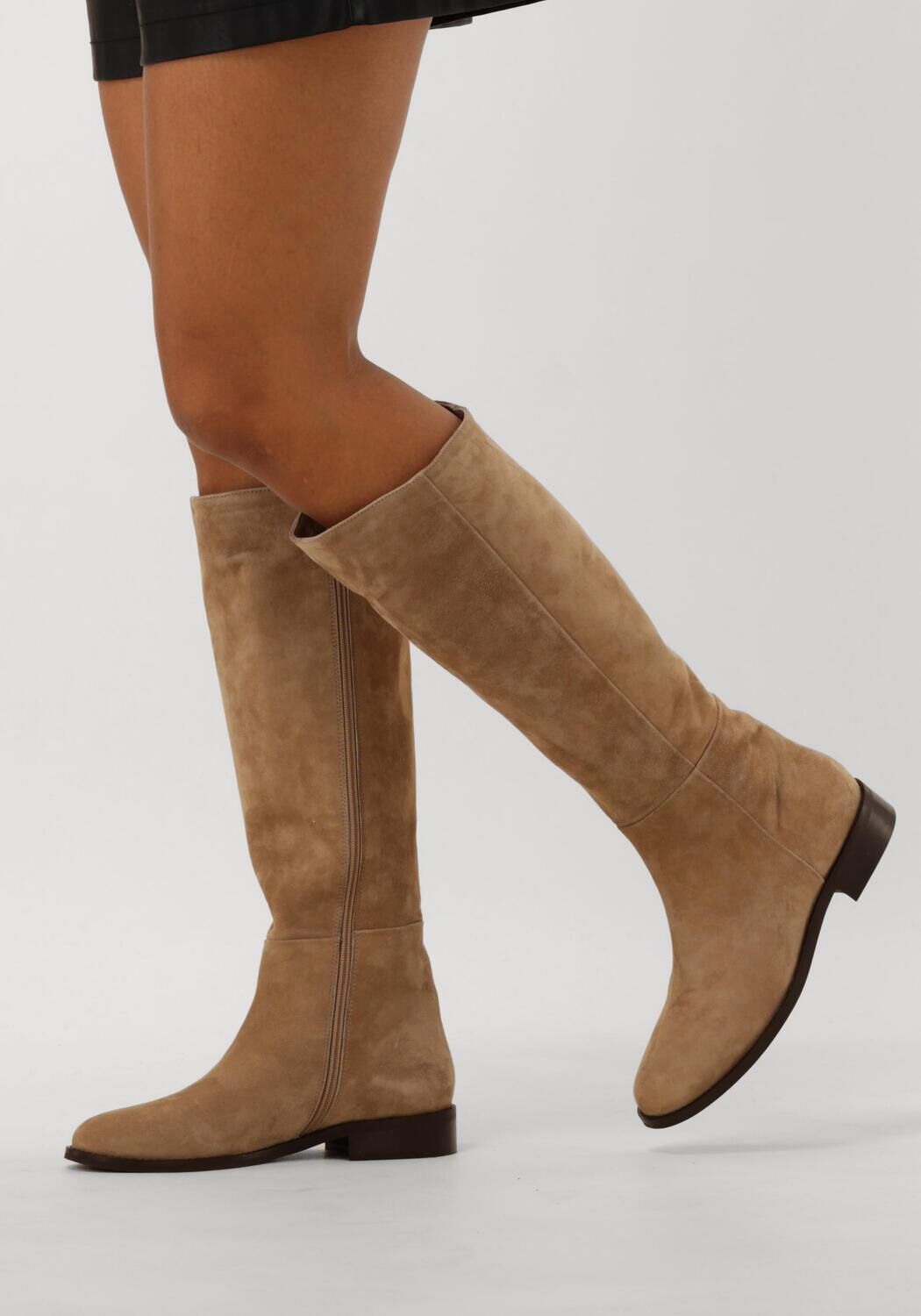 Taupe NOTRE-V Hohe Stiefel 3496 - large