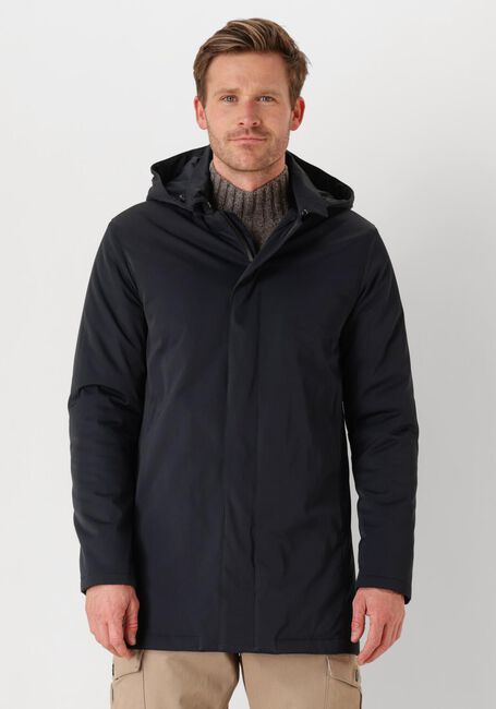 Dunkelblau PROFUOMO Parkas OUTERW RAINC MGNT LNG - large
