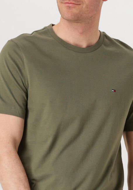 Olive TOMMY HILFIGER T-shirt ESS SEASONAL REG FIT SOLID TEE - large