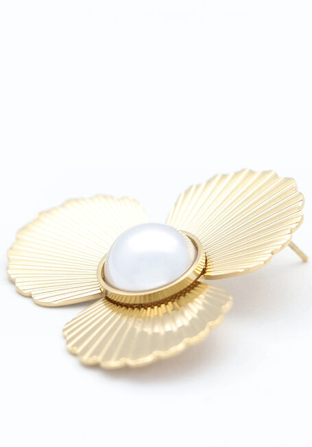 Goldfarbig NOTRE-V Ohrringe EARRING BLOOM - large