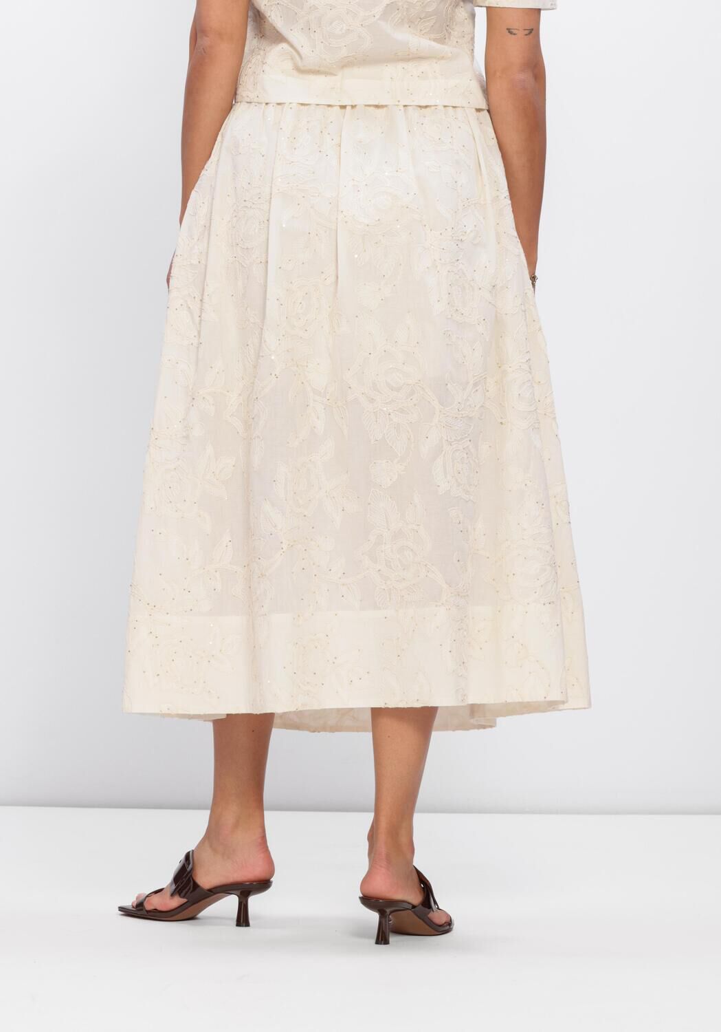 Nicht-gerade weiss LIU JO Midirock GONNA TS NAV LUNGA - large