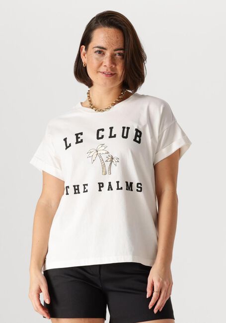 Weiße NUKUS T-shirt MOLLY SHIRT PALM TREE - large
