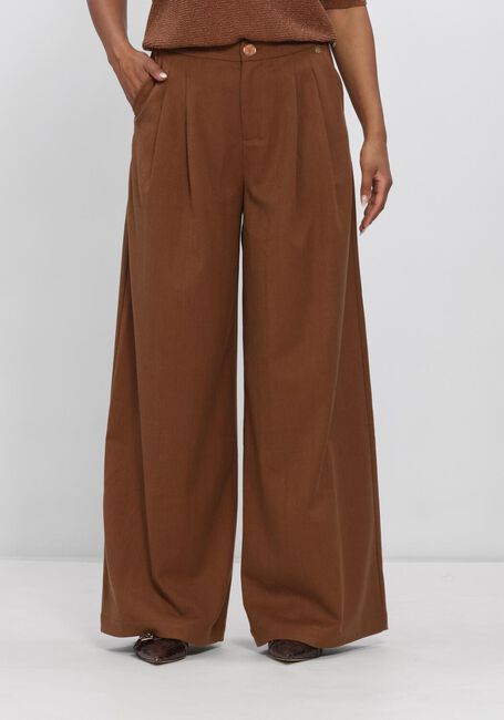 Braune NUKUS Weite Hose BODINE PANTS - large