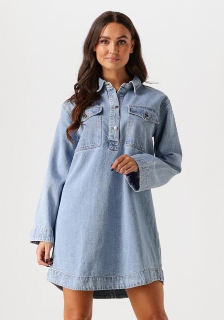Blaue NEO NOIR Minikleid PARAS DENIM DRESS - large