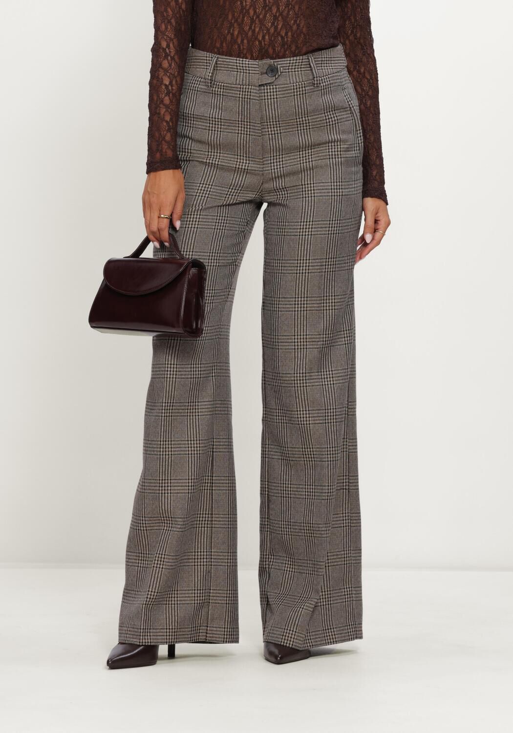 Braune CO'COUTURE Hosen VEYACC NEW WIDE PANT - large