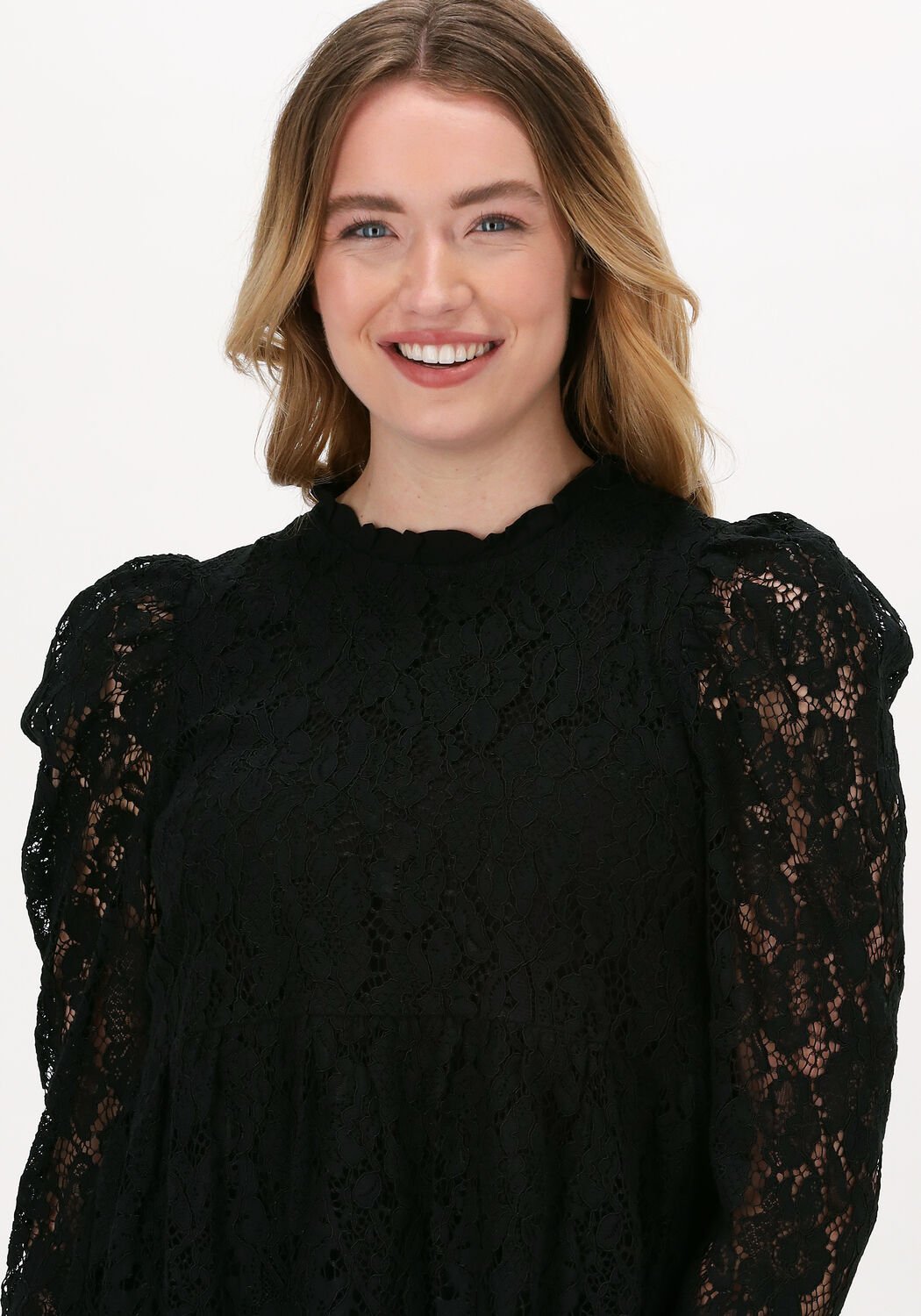 schwarze co couture bluse winter lace blouse