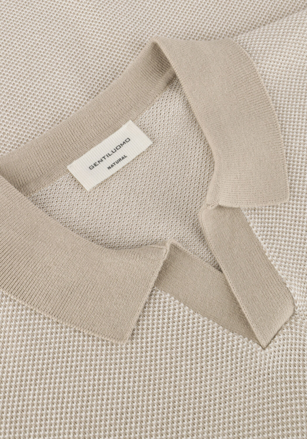 Sand GENTILUOMO Polo-Shirt POLO NO BUTTON SS K2022-280 - large