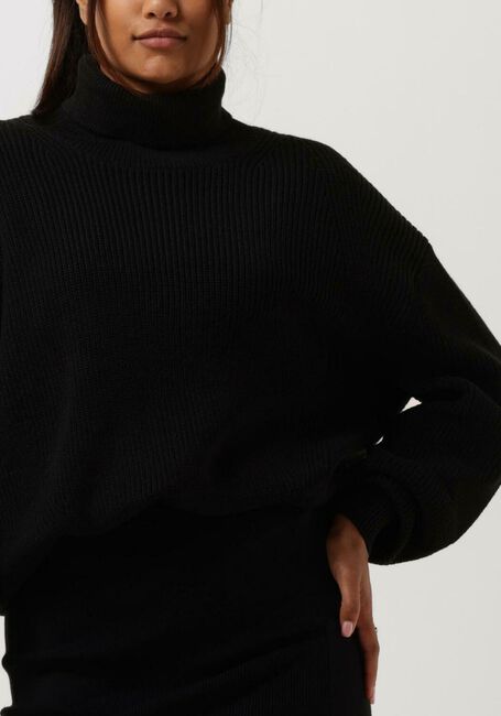 Schwarze CALVIN KLEIN Rollkragenpullover CK CHUNKY ROLL NECK - large