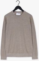 Beige SELECTED HOMME Pullover TOWN MERINO COOLMAX KNIW CREW B