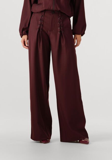 Bordeaux CO'COUTURE Hose LUNA EYELET WIDE LONG PANT - large