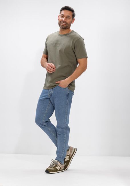 Khaki BUTCHER OF BLUE T-shirt ARMY CORP LOCK TEE - large