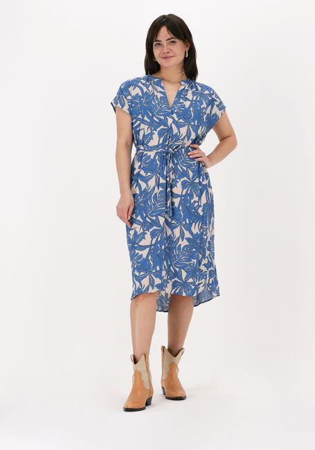 Blaue BY-BAR Midikleid VICTORIA JUNGLE DRESS - large