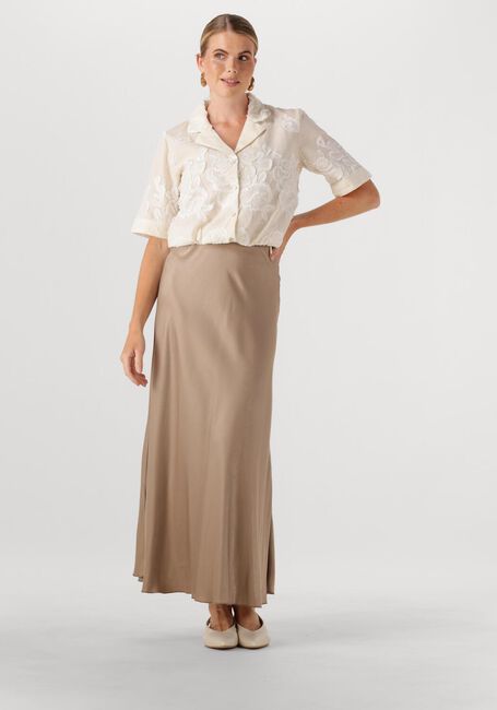 Beige MSCH COPENHAGEN Midirock MSCHNICOLETTE ULLAS SKIRT - large