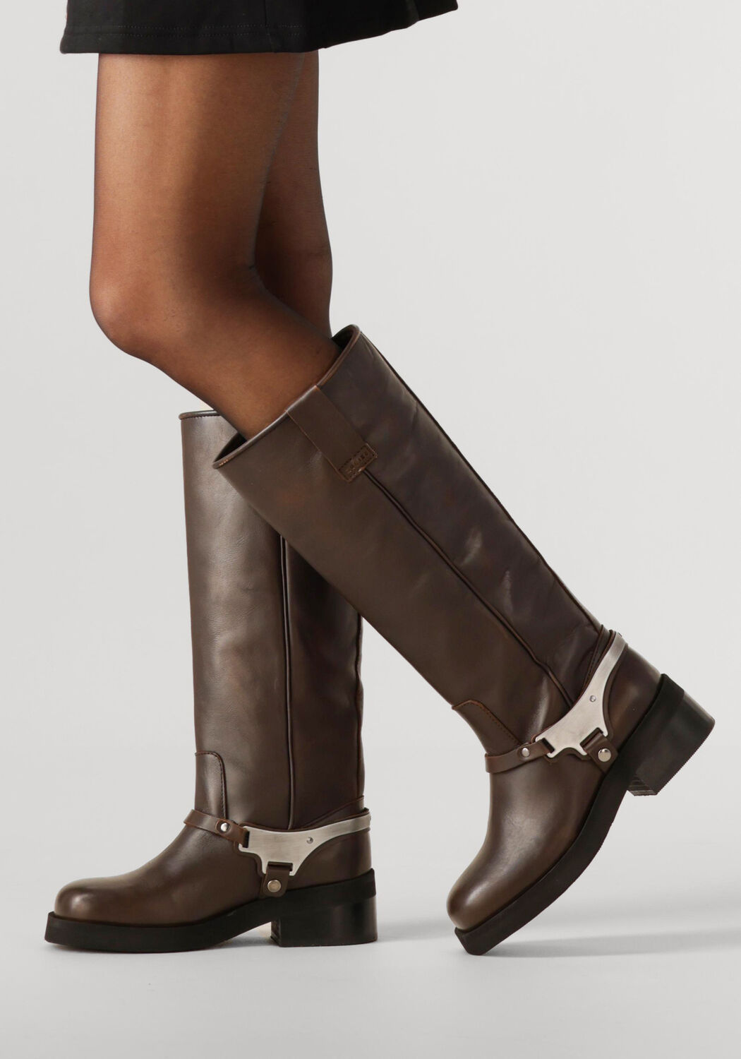 Braune NUBIKK Hohe Stiefel EVE LYNN - large