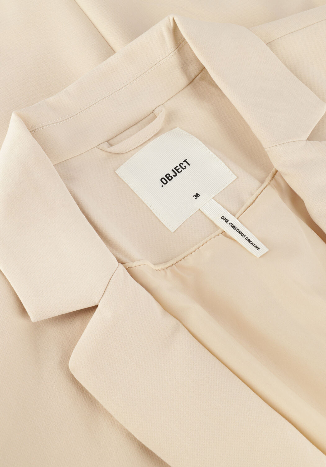 Sand OBJECT Blazer OBJSIGRID L/S BLAZER - large