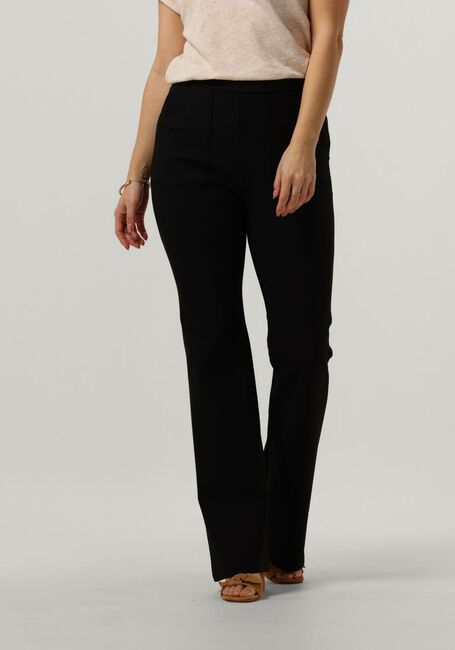 Schwarze VANILIA Schlaghose TWILL FLARE PANT - large