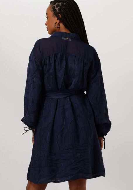 Blaue POM AMSTERDAM Minikleid JACQUARD MIDNIGHT BLUE - large