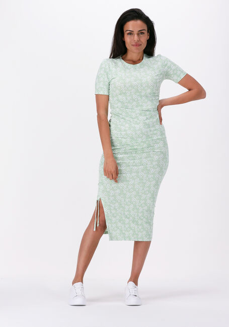 Grüne ENVII Midikleid ENZOE SS DRESS AOP QUIT 5329 - large