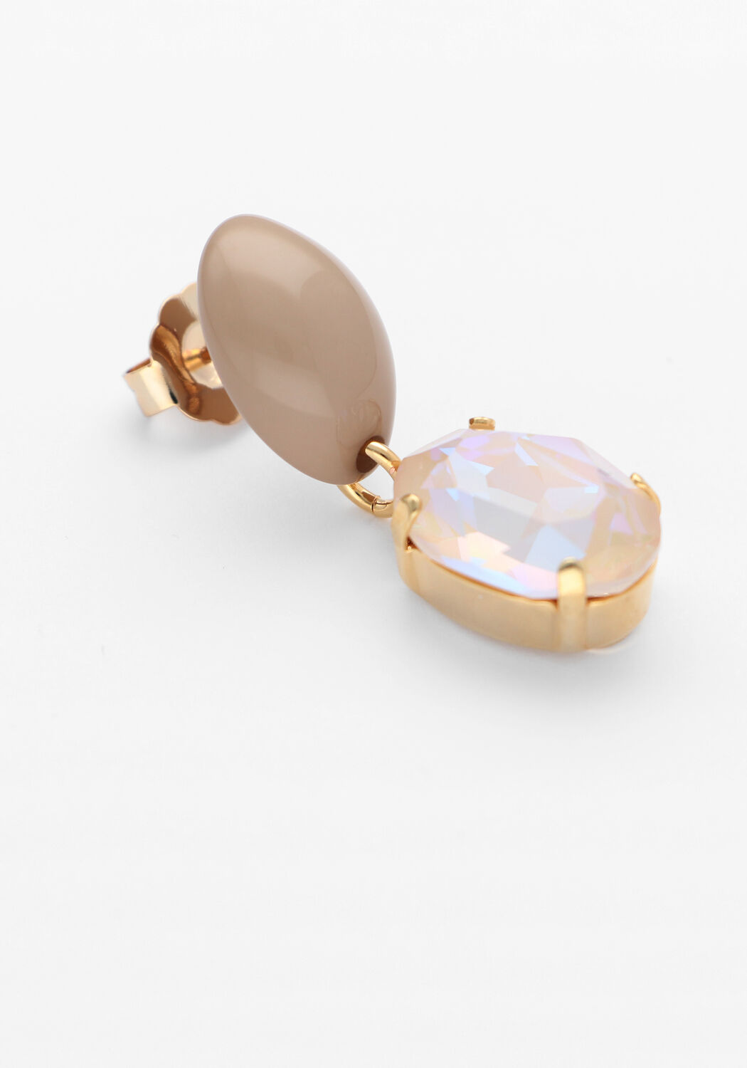 Ros&eacute;goldene LOTT. GIOIELLI Schmuck CE SW OVAL WITH OVAL STRASS PENDANT M - large