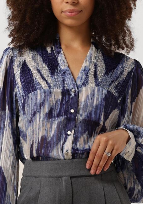 Blaue NUKUS Blusen PRESTONIA BLOUSE - large